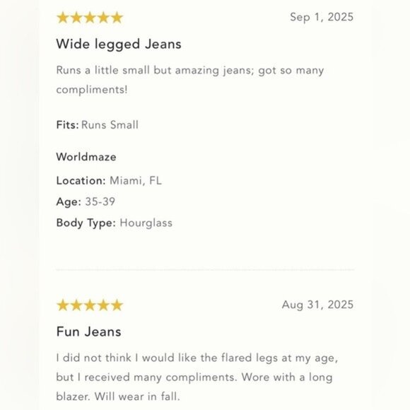 NWT Size 34 - ANTHROPOLOGIE Pilcro Mid-Rise Super-Wide-Leg Jeans (NWT US$ 158) - Picture 16 of 16